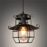 Industrial Restaurant Chandelier Retro Nostalgic Creative Bar Aisle Corridor Hanging Lamps Dining Bedroom Pendant Light