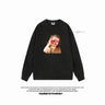 Quality Suede sweatshirts Men Loose Cute Girl Graphic Pullovers Autumn Hoodies Harajuku Oversized Brand Unisex Tops