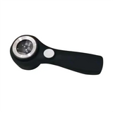 10X Handheld Magnifying Glass Double Optical Glass Lens Magnifier Rechargeable LED Light for Reading Coins Jewelry Inspection