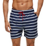 ESCATCH Fast Dry Men's Board Shorts Vertical Stripe Design New Arrival Summer Beach Surfing Man Swim Pants Plus Size