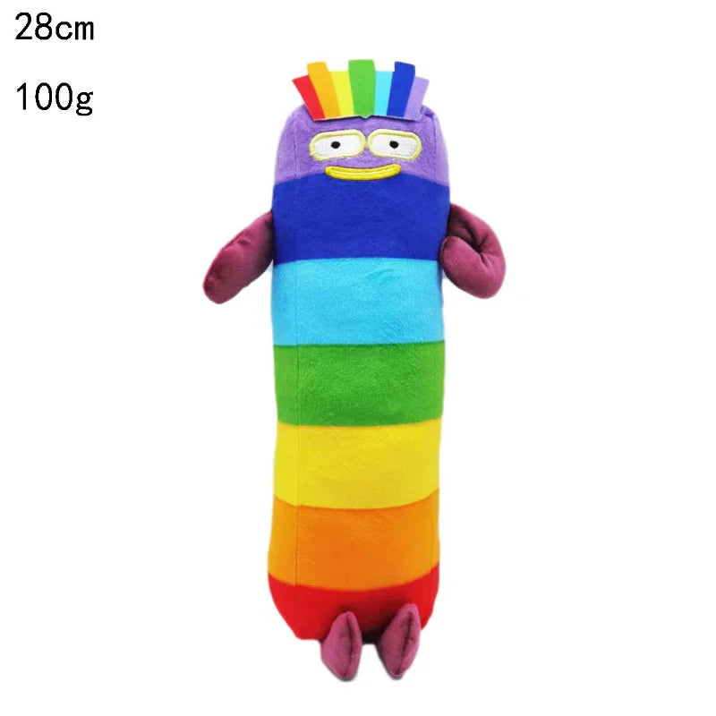 14-30cm Cartoon number Plush Doll Toy Educational Stuffed Movie TV number Toys Kids Gift early childhood education doll