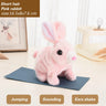 Electronic Plush Rabbit Toy Robot Bunny Walking Jumping Running Animal Shake Ears Cute Electric Pet for Kids Birthday Gifts