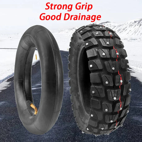 255X80 Tyre Winter Snow Tires for Electric Scooter Zero 10x Dualtron KuGoo M4 10 Inch 10x3.0 80/65-6 Off Road Tire