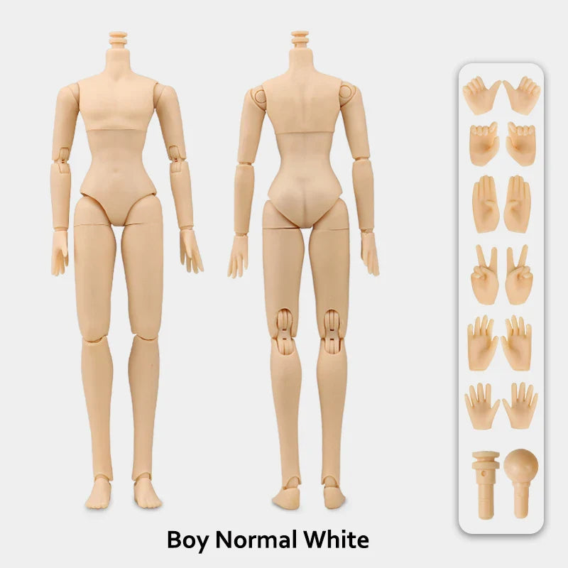 1/6 Doll Body 3 Colors Skin Give 6 Opponents 40 Moveable Joints 21cm Anime Girl Blyth Dolls Body Ob24 Bjd Boy Girl Diy Toys Gift