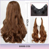 AS-Part Synthetic Clip In Hair Extension Long Thick Curly Natural Blonde Flase Hair Hairpieces For Women Heat Resistant