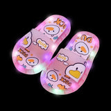 Cartoon Unicorn Animals luminescence Shoes Children’s Boys Girls Slippers Lighted Fashion Cute Shoes Toddler Slippers For Kids