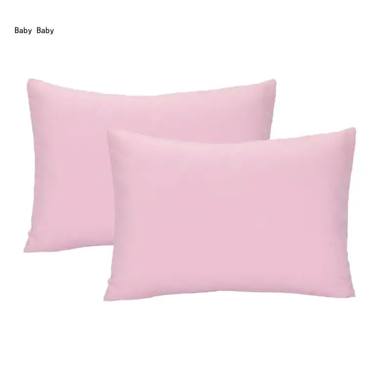 Kids Travel Pillowcase Children Soft Breathable Pillow Covers Envelope Pillow Case Microfiber Pillow Protect Cases 2PCS Q81A