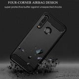 Brushed Case For Huawei P40 Lite E P30 P Smart Plus Z 2019 2021 Mate 30 20 Pro 10 P50 P20 P30Lite Carbon Fiber Case Cover