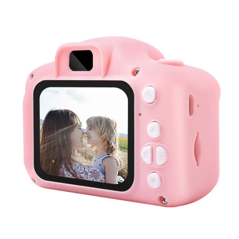 Cute Cartoon Full HD Video Digital Camera Instant Mini Camera Children Fun Birthday Gift Portable Sports Photo Camera