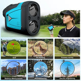 MILESEEY PF210 Laser Rangefinder,500M 600M Golf Distance Meter,±0.55yard High Accuracy, Fast Flagpole Lock, for Golf, Hunting