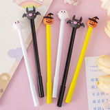 12 pcs/lot Creative Halloween Theme Gel Ink Pens School Office Writing Supplies Gift Stationery Cute Pen Kids Prizes Cute Pens