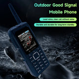 Good Signal Strength Durable Outdoor Mobile Phone Large Capacity Antenna Three 3 SIM 2400 Mah Battery Whatsapp Flashlight