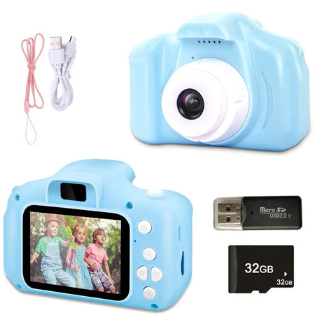 Toy Cameras for Kids 1080P HD Screen 2inch Electric Toys for Baby Children Educational Mini camara de fotos infantiles de niño