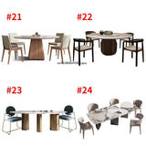 24 Dining Room Table Set Luxury Kitchen Furniture Modern Minimalist Dining Table With 6 Seats Customize Desktop Table And Chairs