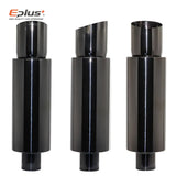 EPLUS Car Exhaust Straight Pipe Muffler Tail Pipe Universal High Quality Stainless Steel Interface 51 63 76MM Exhaust System End