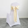 20pcs/set Satin Chair Sashes,17*275cm Silk Chair Ribbon Bows Chair Cover Chair Decoration For Wedding Banquet Party Event Hotel