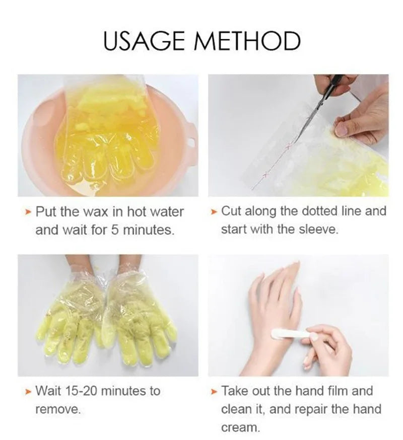 Paraffin Wax Hand Care Wax Machine Gloves Wax Paraffin Wax Whitening Moisturizing Moisturizing Manicure Hand Care Paraffin Bath