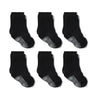 6 Pairs/Lot Fashion Children Socks Grip Crew Socks with Non Slip/Anti Skid Soles for Baby Infants Toddlers Kids Boys Girls 0-7y