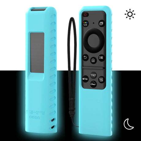 SIKAI Silicone Cover for Samsung BN59-01432A Original Voice Smart TV Remote Control Case for 2023 Solar Charging TM2360E TM2361E