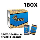 One Piece Collection Cards Box Booster Pack Anime Luffy Zoro Nami Chopper TCG Game Playing Game Cards