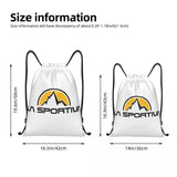 La Sportiva Logo Drawstring Backpack Sports Gym Sackpack String Bags for Running