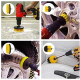 Electric Drillbrush Scrub Pads Grout Power Drills Scrubber Cleaning Brush Tub Car Cleaner Tools Kit for Automobile Care