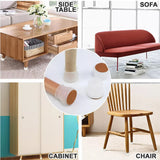 8/16pcs Silicone Table Chair Leg Caps With Felt Anti-Slip Pad Furniture Feet Cover Wooden Floor Scratch Resistant Protectors Mat