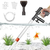 Manual Water Changer Fish Tank Cleaning Tool Aquarium Sand Gravel Cleaner Siphon Principle