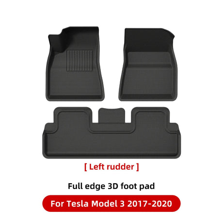 YZ Past Tesla Model 3 Y Highland Floor Mat Bagage Mat 2017 to 2024 Vier Seizoenen waterdichte 3D Vloer  Liner