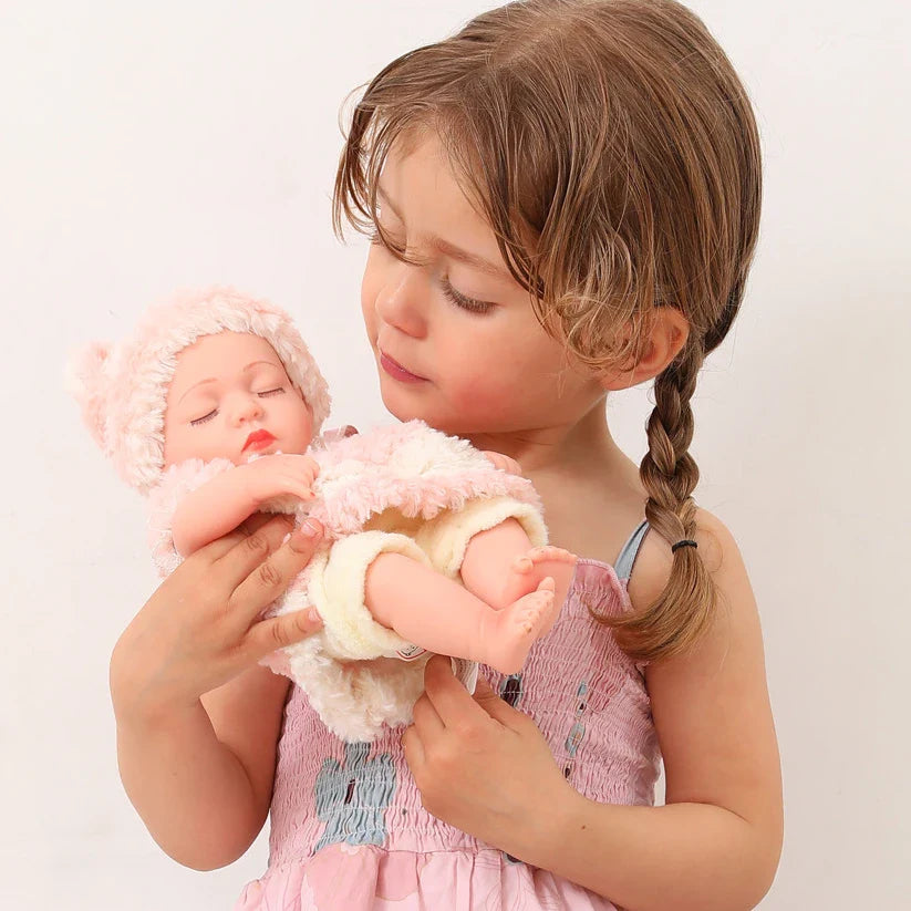 30cm Reborn Dolls Baby Reborn Toys Doll Waterproof Vinyl Bebe Doll Cute Mini Reborn Baby Doll For Girls Birthday Gift