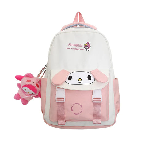 New Sanrio Bag Cartoon Kuromi Cinnamoroll My Melody Student Backpack Sanrio Leisure High capacity School Bag Birthday Gifts