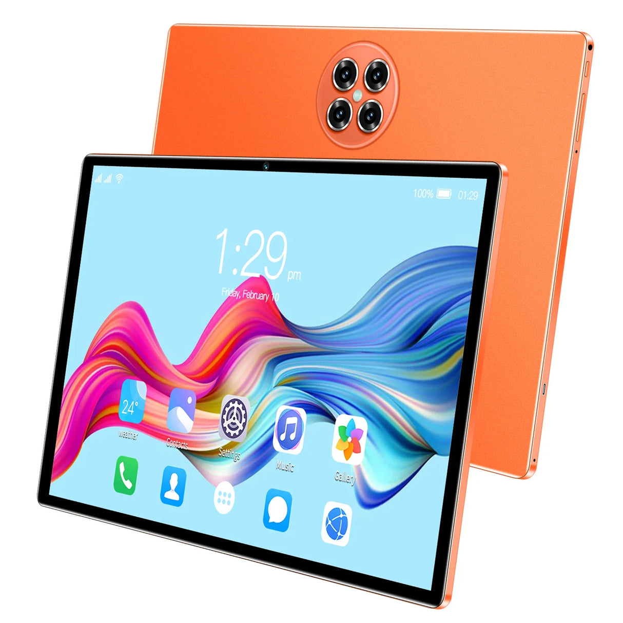 10.1 inch Tablet 8GB+256GB 5G Calling 10-Core MTK6797 Processor 128GB Expandable Memory BT5.0 Tablet 7000mAh Network Tablet