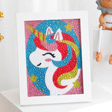 Diamond Painting by Number Kits for Kids Deer Unicorn Owl Crystal Rhinestone Diamond Embroidery Paintings Pictures Arts Craft