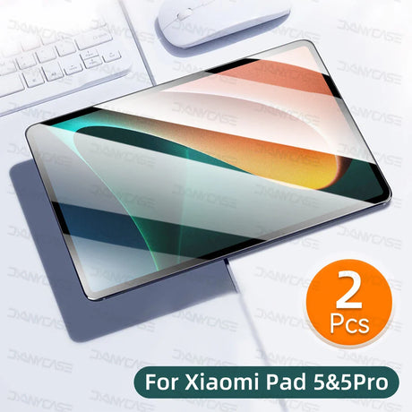 2Piece Glass Protector for 2021 Xiaomi Pad 5/6 Tablet Protective Film 9H Xiomi Mipad 5/6 Pro Screen Protector Glass lens film