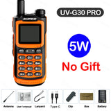 2024 Baofeng UV-G30 Pro Walkie Talkie Long Range Portable 1000 Channel Ham FM Radios UHF VHF USB-C Charge 2-Way Radio Waterproof