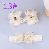 1 Set Cute Gift Bow Flowers Baby Girls Headband Socks Cartoon Animal Bow Newborn Girls Hair Band Kids Headwear Hair Accessories