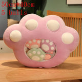 New Kawaii Animal Balls Pudding Candy Bag Pillow Plush Stuffed Mini Doll of Donut Boba Milk Tea Bat Newt Cat Nap Plushie