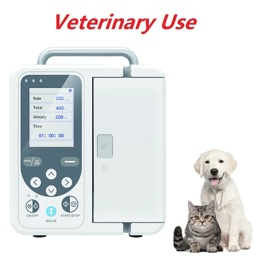 CONTEC SP750 SP950 Infusion Pump / Syringe Pump Real-time Alarm Large LCD Display Volumetric IV Fluid Human/Vet Use