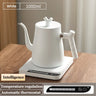 220V Thermostatic Coffee Pot Gooseneck Electric Espresso Pots Household Hand Flush Smart Electric Kettle Coffeeware Teaware