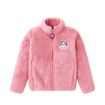 Big Size Winter Girls Jackets Keep Warm Thicken Christmas Coat Autumn Hooded Zipper Waterproof Outerwear Kids Clothes 3-12 Years