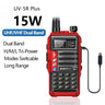 Baofeng UV-5R Plus 15W UHF/VHF Tri-Power Walkie Talkie 50 KM USB Long Range Upgrade of UV 5R UV-10R S9 Plus Two Way Radio