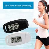 Mini Step Counter Compact Pedometer Compact Rechargeable 3d Pedometer Accurate Step Counting Device with Display for Target