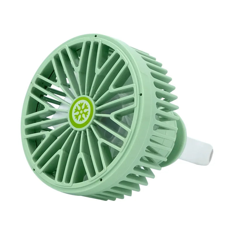 Car Fan USB Fan Air Outlet Lighting LED Creative Car Car Accessories Three-speed Mini Convenient Fan Car Electrical Appliances