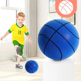 24CM Size 7 Bouning silent ball basketball mute ball basketball Football Full Foam Sports Toy Kids Adult Christmas Gift