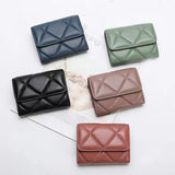 Luxury Brand Leather Wallet Sheepskin Slim Mini Handheld Bag for Women Card Holder Credential Holder Card Wallet Purse