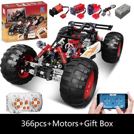 Technical Buggy Car K96116 APP Remote Control Moter Power Building Blocks Bricks Programming Gift Sets Toys For Children Kids