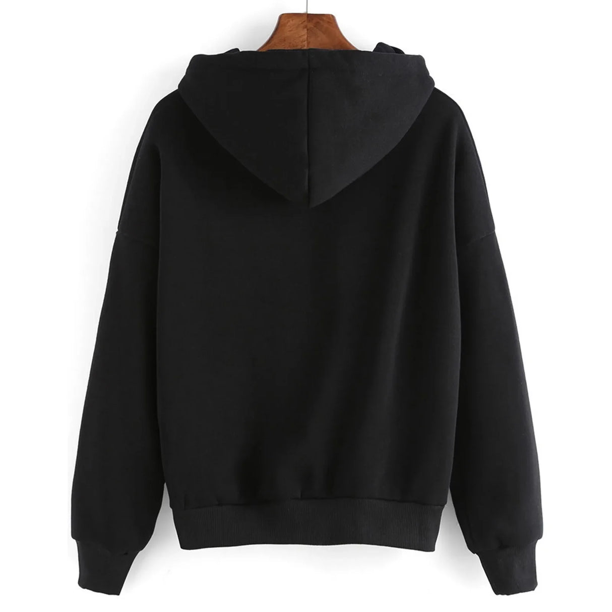 Plus Size Womens Fashion Long Sleeve Hoodie Sweatshirt Jumper Hooded Pullover Top Versatile 2023s autumn And Winter New Simple