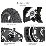 48v500w 9x2.25Suitable for KUGOO M4Electric Scooter Solid TireOff-road Motor Rear Wheel Honeycomb Shock Absorption and Anti Slip