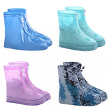 Boots Waterproof Shoe Cover Silicone Material Unisex Shoes Protectors Rain  Non-slip  Outdoor Rainy Thicker for Indoor