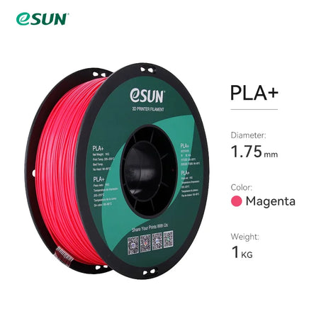 eSUN PLA+ Filament For 3D Printer 10Pcs 1.75mm PLA Plus 3D Printer Filament Accuracy +/- 0.03mm 10KG  PLA+ 3D Printing Material